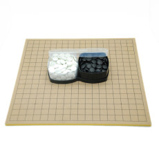 학교용 바둑판 세트1(구바둑판+유리알)