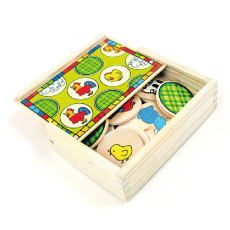 원목 동물메모리 퍼즐